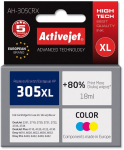 Activejet AH-305CRX Ink (replacement for HP 305XL 3YM63AE; Premium; 18 ml; color Cyan, Magenta, Gelb)