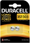 Duracell 2x SR44 1.5V silver oxide batteries
