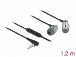 DELOCK In-Ear Kopfh&ouml;rer mit 4 Pin 3,5 mm Klinkenstecker
