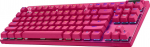 LOGITECH G PRO X TKL LIGHTSPEED Wireless Mechanical Gaming Keyboard - MAGENTA - US INT'l - TACTILE