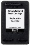 Superbulk printer ink HP B-H703BK (replacement HP 703 CD887) standard black