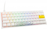 Ducky One 2 Pro Mini White Edition Gaming Tastatur, RGB LED - Cherry Blue (US)