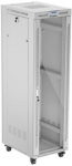 Lanberg Szafa stojąca rack 19 42U 600x800 szara drzwi szklane flack pack