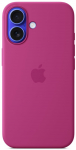 APPLE iPhone16 Silicone Case with MagSafe - Fuchsia