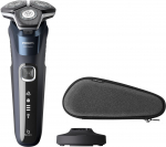 Philips Series 5000 wet and dry electric shaver S5885/35, SkinIQ, SteelPrecision blades, 360-D flexible heads, PowerAdap