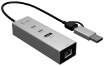 I-tec Metal HUB USB-C/USB-A 3 2x USB-C/1x USB-A / 2.5GLAN