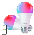 LEPRO B2-2 E27 Wi-Fi Smart LED Bulb 1100 lm, 2-Pack