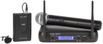 2-channel VHF microphone WR-358LD (1 x handheld mic + 1x clip)
