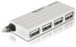 Delock External Hub USB 2.0 4-Ports Slim