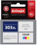 Activejet AH-303CRX Ink Cartridge (replacement for HP 303XL T6N03AE; Premium; 18ml; color)