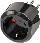 Brennenstuhl Travel Adapter CH Plug to DE Socket Safety System