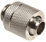 13/10mm (10x1,5mm) compression fitting outer thread 1/4 - ger&auml;ndelt - silver...