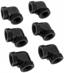 Raijintek Pelias D160906, 16mm, 90 Grad Adapter - 6er-Pack, schwarz