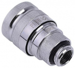 Alphacool Eiszapfen quick release connector female G1/4 outer thread - Chrome
