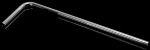 Barrow Kupfer Hardtube, 16/14mm, 90 Grad - 630mm, Chrome