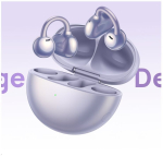 Huawei FreeClip Bluetooth Earphones with Mic, USB-C, Purple