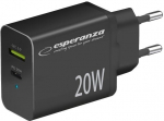 Esperanza EZC105K mains charger 20W Black