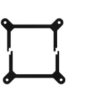 Alphacool Montagerahmen Core CPU K&uuml;hler LGA 1700