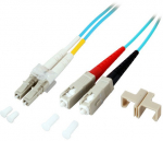 EFB Duplex Patchkabel LC-SC 50125 OM3 LSZH 2mm 1.0m aqua