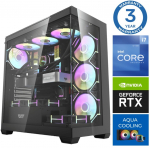 INTOP AQUA i7-14700F 64GB DDR5 1TB SSD M.2 NVME+2TB RTX5060Ti 16GB no-OS