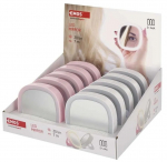 Pocket cosmetic mirror with LED light, 10 pcs, display box