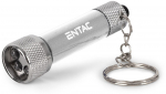ENTAC Flashlight 5 LED Keychain Silver