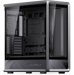 Jonsbo D401 PC Case, Mid Tower, ATX, Tempered Glass - Black
