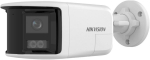 Hikvision Value Series 6 MP Dual Lens Stitched Wide Angle Smart Hybrid Light Fixed Bullet Network Camera