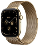 Apple Watch Series 12 GPS + Cellular 42mm Radiant Gold Titanium Case with Radiant Gold Milanese Loop