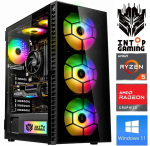 INTOP Ryzen 5 5600X 32GB 250SSD M.2 NVME RX9060XT 16GB WIN11Pro