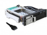 5.25 Mobile Rack for 1 x 2.5 + 1 x 3.5 SATA HDD + 2 x USB 3.0 ports