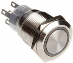 DimasTech Vandalismustaster 19mm - Silverline - orange