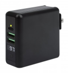 MANHATTAN 4-in-1 Travel Charger and Power Bank 8,000mAh