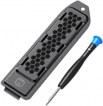 Graugear PS5 M.2 SSD Metal Cooling Cover, Black with Screwdriver