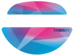 Lamzu Sapphire Skates for Atlantis Mini Pro - Rounded Edges, 0.8mm, 9 Mohs