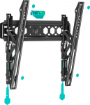 ONKRON Tilting TV Wall Mount for 35 to 65-inch Flat Panel TVs Digital Panels 60 kg TM5 Black