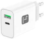 Techly IPW-USB-30WACG mobile device charger Universal White AC Fast charging Indoor