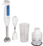 Braun MultiQuick 3 MQ30202M immersion blender (white/blue, 900W) with chopper and whisk