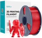 Sunlu PLA+ Filament (Transparent Red)