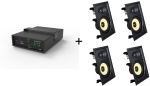 VivoLink Audiopack Subwoofer + 4 x Pro