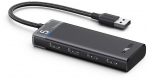 Ugreen HUB USB-C CM653 1XUSB-C 4XUSB-A - grey