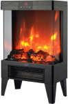 Adler LED electric fireplace with remote control AD 7755, 2000 W, black