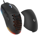 RAMPAGE Wired Gaming Mouse 12800 DPI Blink Black