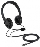 Kensington Headset Hi-Fi mit Mikrofon, USB-C schwarz