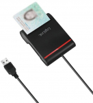 Logilink USB 2.0-Kartenleser, f&uuml;r Smart-ID, schwarz