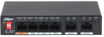 Dahua Technology 6-Port 10/100Mbps Unmanaged Desktop Switch with 4 PoE Ports (Total 60W) - PFS3006-4ET-60