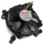 Akasa Low Profile CPU Cooler for LGA 1700, 63.2mm Height, 125W TDP