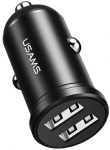 Usams Car Charger 2xUSB 2,4A Black