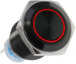 Lamptron Vandalismustaster 19mm - Blackline - red
