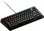 Glorious GMMK 3 75% Custom Gaming Keyboard - Pre-Built, ISO (DE), Fox Switches, Black